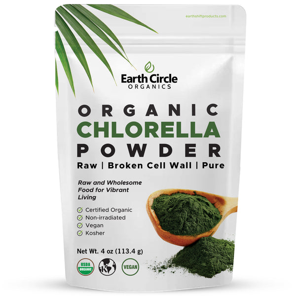 Organic Chlorella Powder - Nutritious Superfood from Earth Circle Organics