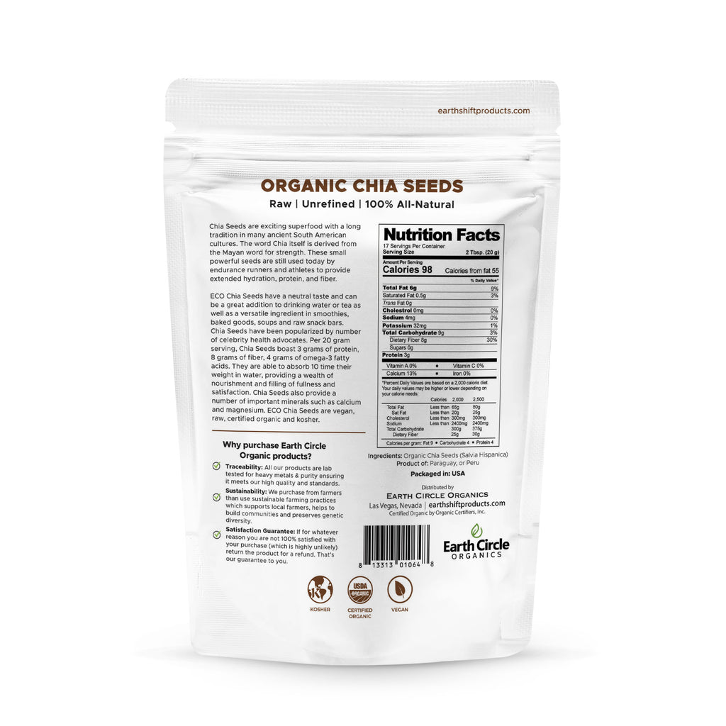 Organic Chia Seeds | Flavorless Superfood with Essential Nutrients ...