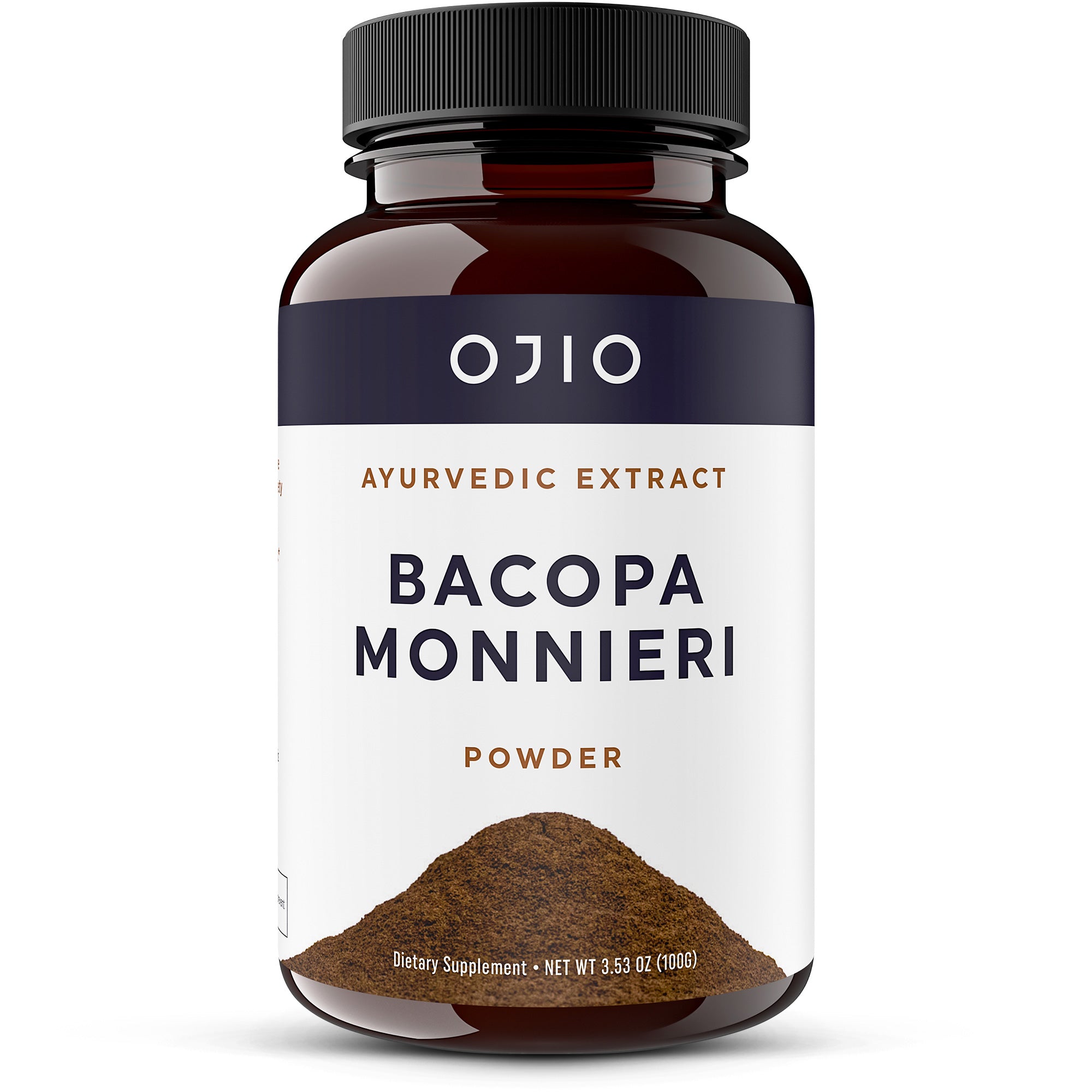 Earth Circle Organics Bacopa Monnieri Extract Powder - Supports Mental Vigilance and Antioxidant Boost